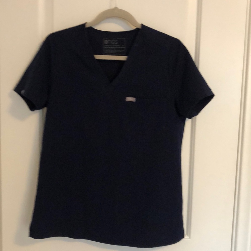Figs Catarina scrub top navy size Small (S)